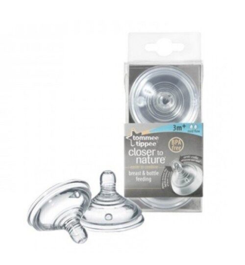 Биберони Tommee Tippee Anti-Colic Plus Medium 2 капки 3м+