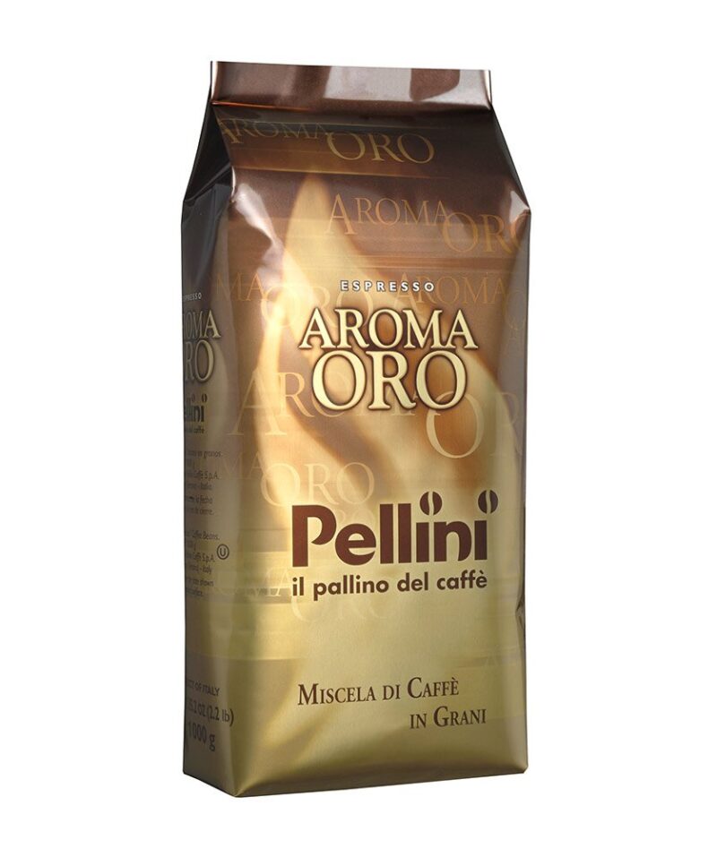 Кафе на зърна Pellini Aroma Oro бленд 90% Арабика 1 кг Намаления и отстъпки ЧеренПетък 3