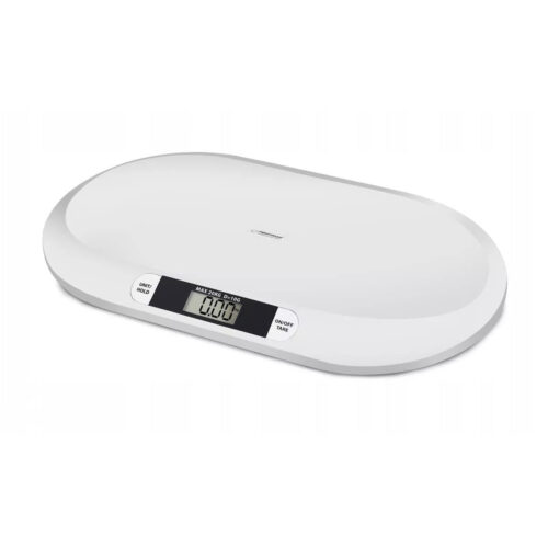 Бебешка везна Esperanza Bebe EBS019, до 20 кг, LCD екран, Функция HOLD, Бял