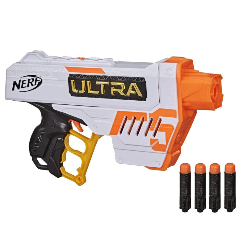 Бластер Nerf PN00048384 Ultra Five, 4 стрели, Бял/оранжев Намаления и отстъпки ЧеренПетък 3