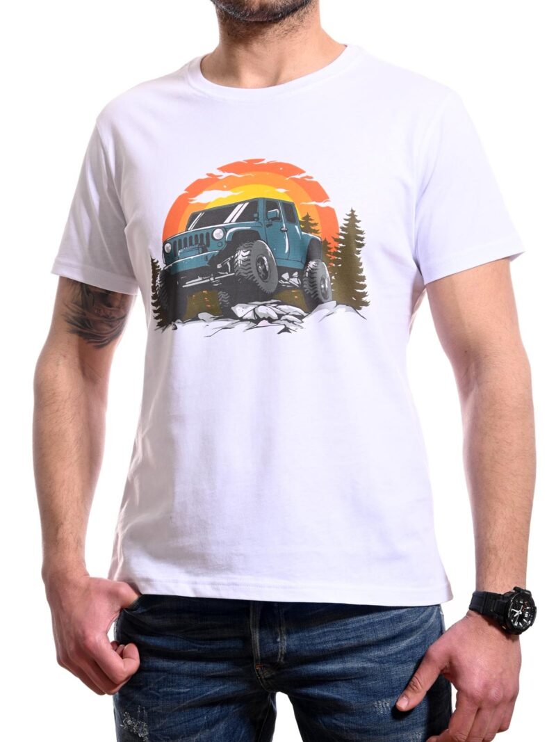 Бяла тениска Offroad Намаления и отстъпки ЧеренПетък 3