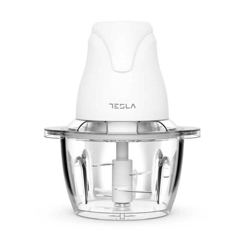 Чопър Tesla FC302W, 400W, Стъклена купа, 1 литър, Четворно острие, Бял Намаления и отстъпки ЧеренПетък 3