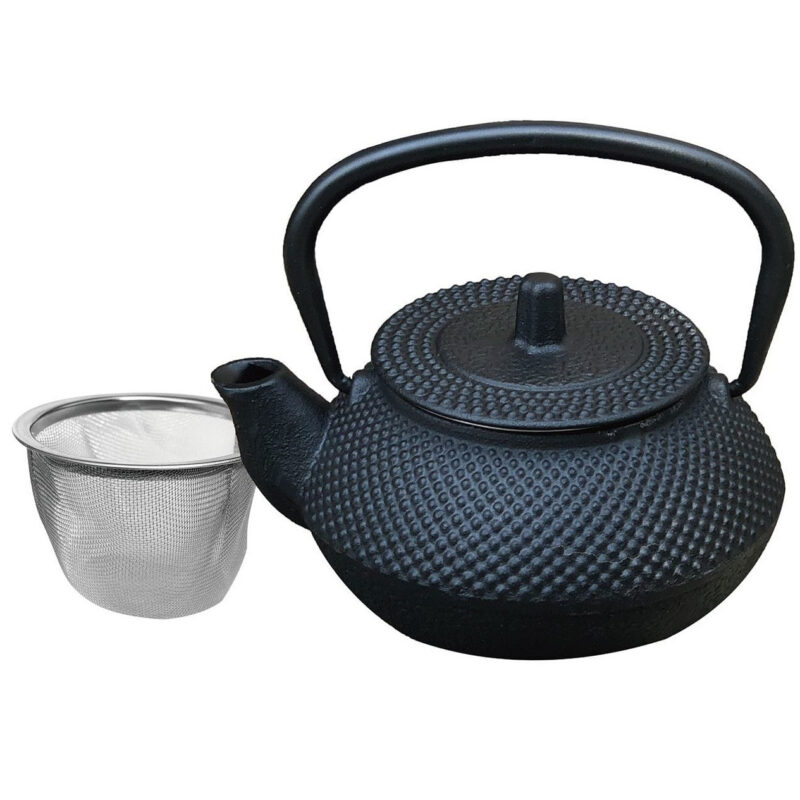 Чугунен чайник Kinghoff KH 1817, 300 ml, Филтър, Индукция, Черен Намаления и отстъпки ЧеренПетък 3