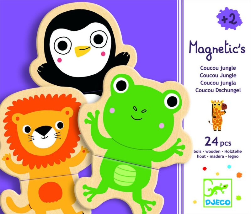 Игра с дървени магнити Coucou Djeco Wooden Magnetics Намаления и отстъпки ЧеренПетък 3