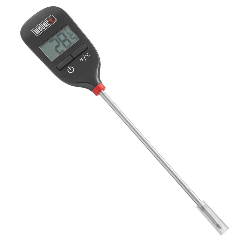 Дигитален термометър за храна Weber WB 6750, Моментално отчитане, Целзий, Фаренхайт, Инокс/черен Намаления и отстъпки ЧеренПетък 2
