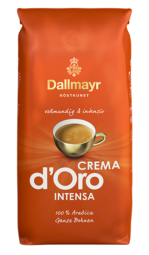 Кафе на зърна Dallmayr Crema D’oro Intensa 1000 г Намаления и отстъпки ЧеренПетък