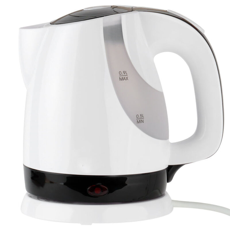 Електрическа кана Voltz V51230F, 1300W, 900 ml, Мерителна скала, Бял/черен Намаления и отстъпки ЧеренПетък 2