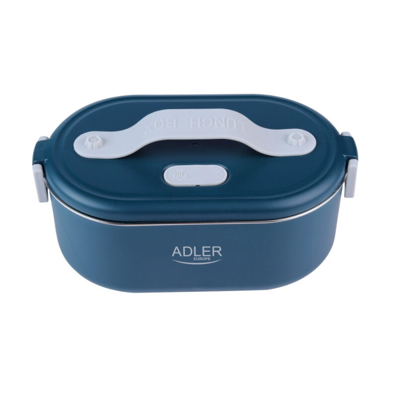 Електрическа кутия за обяд Adler AD 4505, 800 ml, До 70C, Стоманен съд за храна, Син Намаления и отстъпки ЧеренПетък 3