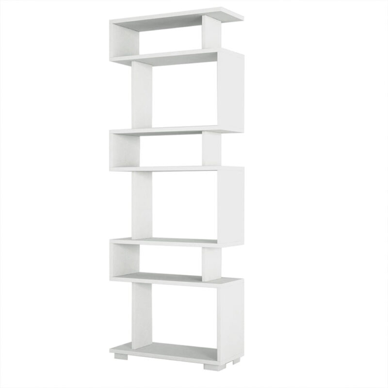Етажерка Bonami 745DCD3605, 165х60 см, 6 нива, Меламиново покритие, Бял Намаления и отстъпки ЧеренПетък 3