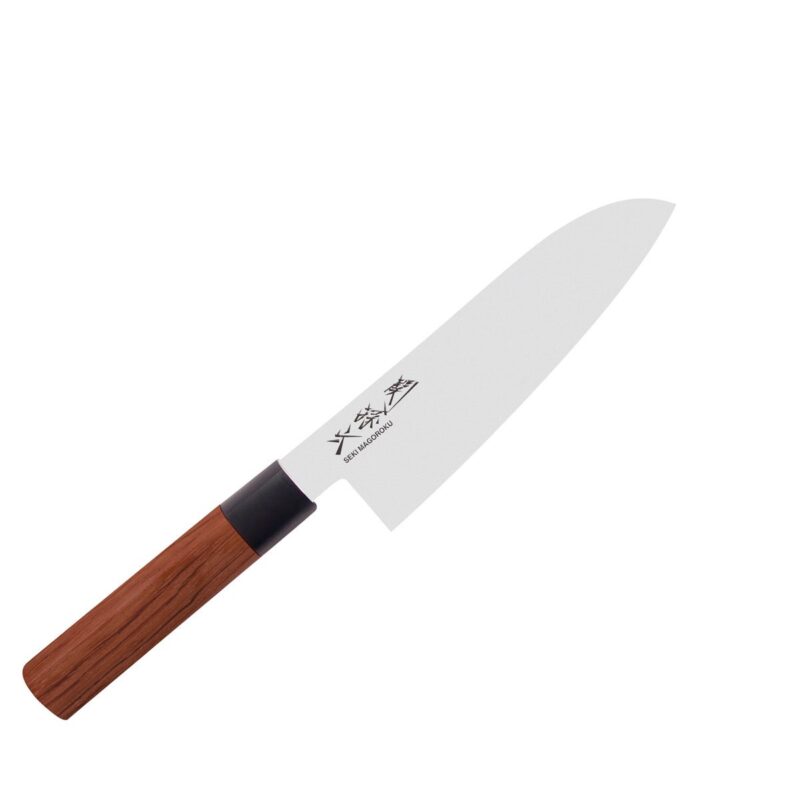 Кухненски нож KAI Seki Magoroku Red Santoku MGR-170S Намаления и отстъпки ЧеренПетък 3