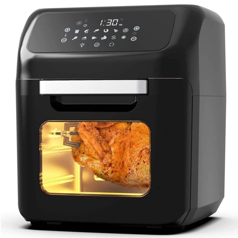 Фритюрник-фурна без мазнина Royalty Line AFO-12601, 12 L, 1800W, 12 програми, Грил, Tаймер, Touch screen, Черен Намаления и отстъпки ЧеренПетък 3