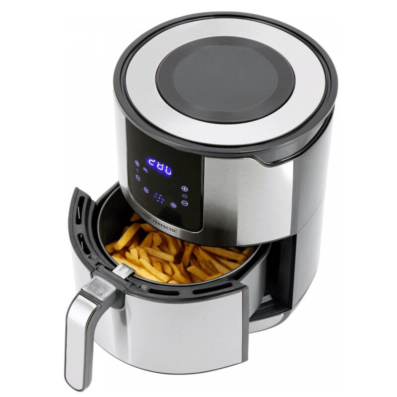 Фритюрник с горещ въздух Just Perfecto JL-06, 1400W, 4 L, 8 програми, Таймер, Инокс Намаления и отстъпки ЧеренПетък 3