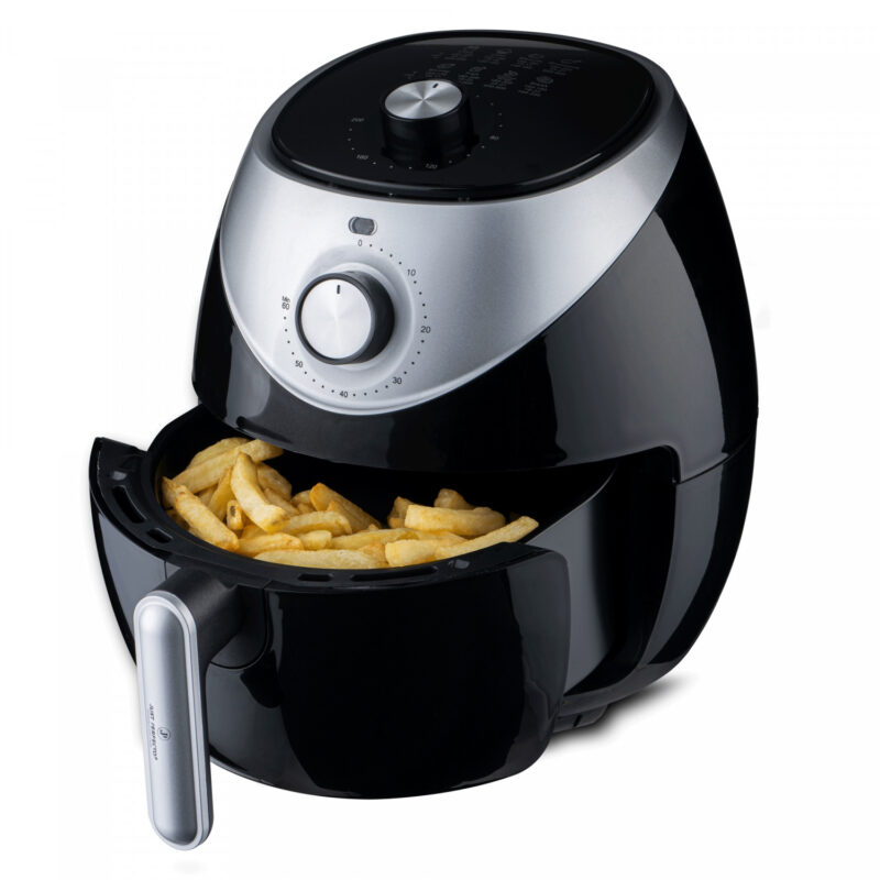 Фритюрник с горещ въздух Just Perfecto JL-21, 1400W, 3.2 l, Таймер, Черен Намаления и отстъпки ЧеренПетък 3