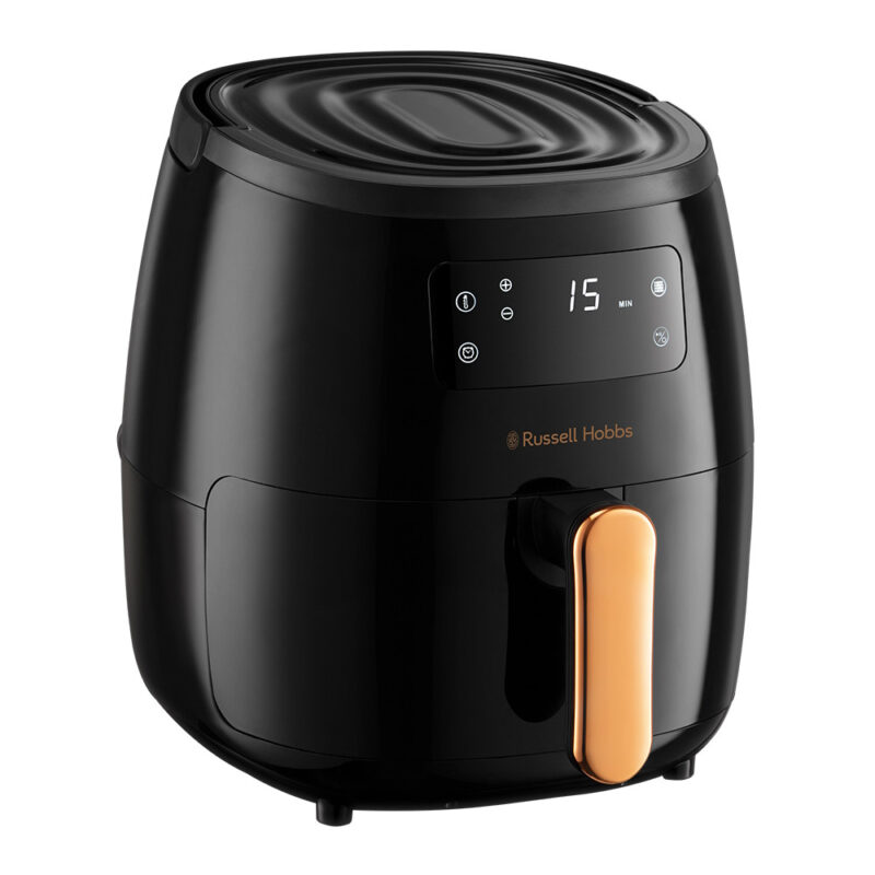 Фритюрник с горещ въздух Russell Hobbs SatisFry 26510-56, 1650 W, 5L, Дигитален, 80-200C, Таймер,Черен Намаления и отстъпки ЧеренПетък 3