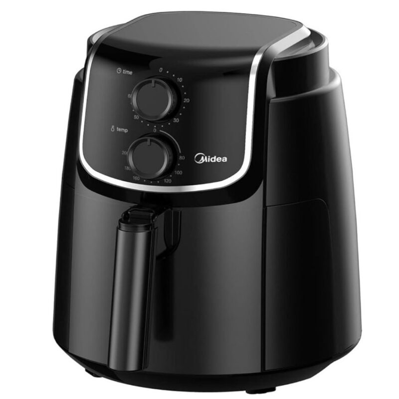 Фритюрник с горещ въздух AirFryer Midea MF-TN35D2, 1500W, 3.5 L, Технология DUALCYCLONE Rapid Air, Черен Намаления и отстъпки ЧеренПетък 3