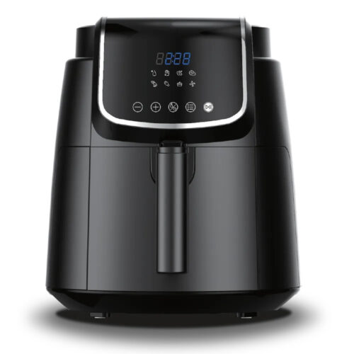 Фритюрник с горещ въздух Midea MF-CN35C2, 1500W, Дигитален, 8 програми, 3.5 л, Таймер, Черен Намаления и отстъпки ЧеренПетък