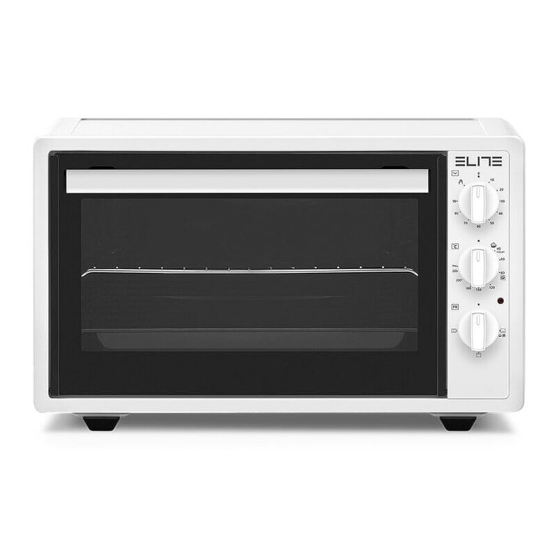 Готварска печка Elite EMO-1207, 1300W, 42 литра, Таймер, Закрит долен нагревател, Двойно стъкло, Бял Намаления и отстъпки ЧеренПетък 3