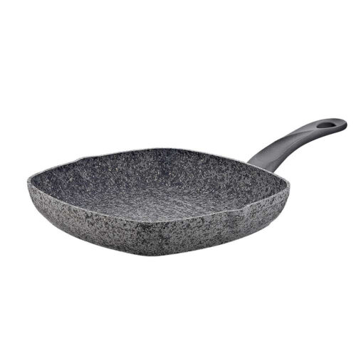 Грил тиган Papilla Nature stone Daytona NSGRP28, 28см, Незалепващо покритие, Кован алуминий, Сив