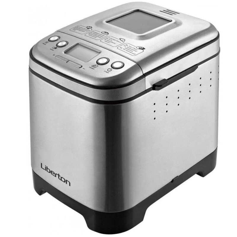 Хлебопекарна Liberton LBM-6300, 600 W, 3 настройки, 12 програми, Таймер, Сребрист Намаления и отстъпки ЧеренПетък 2