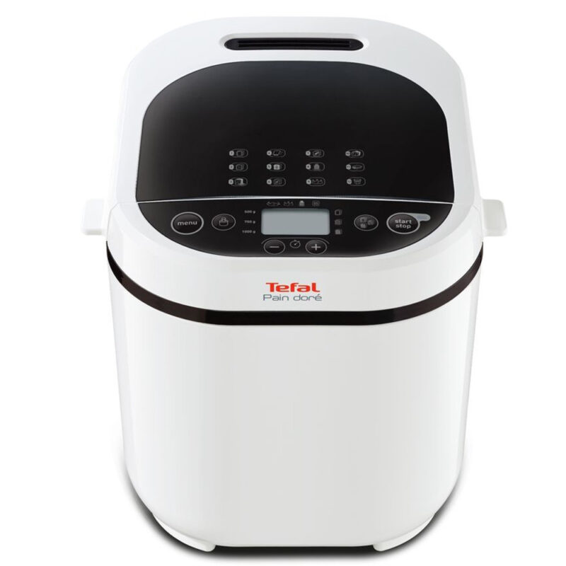 Хлебопекарна Tefal Pain Dorе PF210138, 700W, 1000/750/500 гр., 3 степени на изпичане, 12 Програми, Бял Намаления и отстъпки ЧеренПетък 3