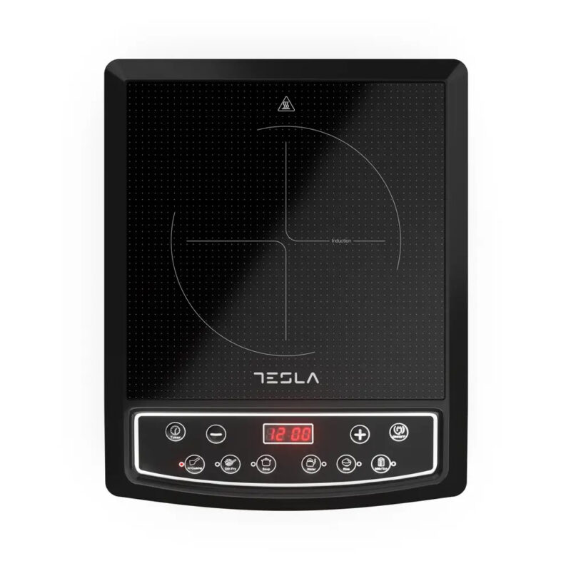 Индукционен котлон Tesla IC200B, 1500W, Керамика, Дигитален дисплей, 8 нива на мощност, 6 програми, Таймер, Черен Намаления и отстъпки ЧеренПетък 3