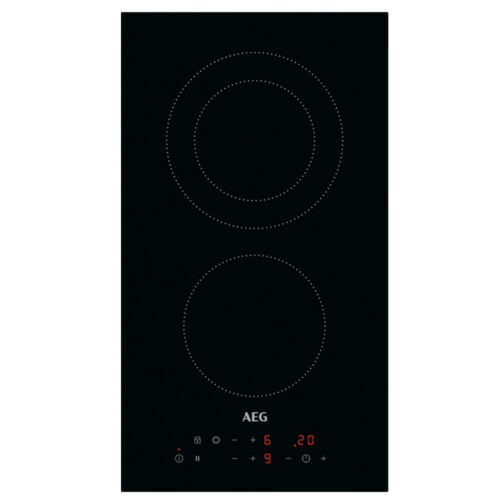 Керамичен плот за вграждане AEG HRB32310CB, 2900W, Защита от деца, Таймер, OptiHeat, Черен