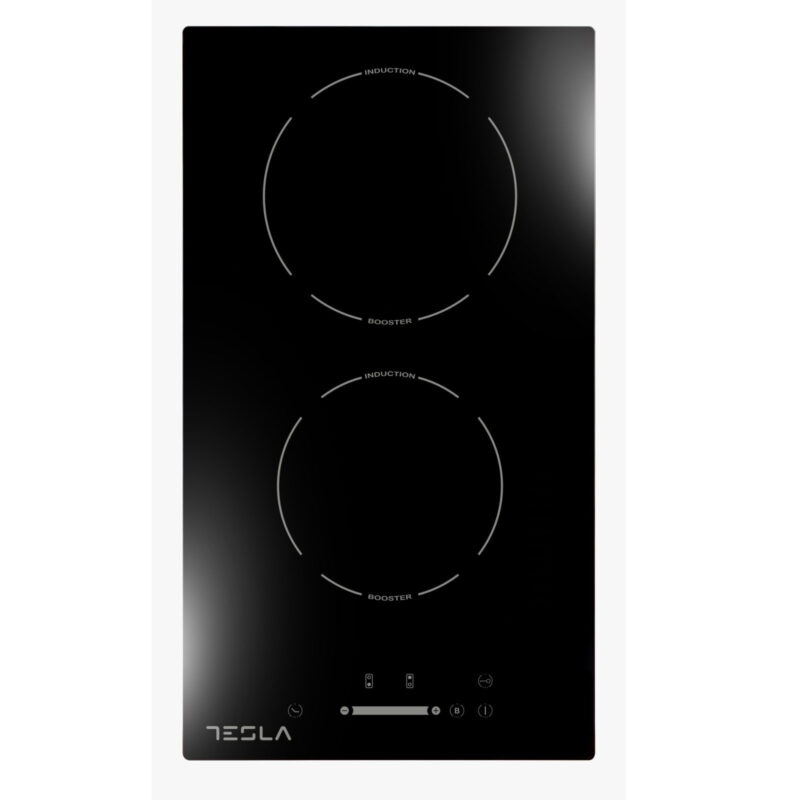 Керамичен плот за вграждане Tesla HI3200TB, 3500 W, 2 зони, 9 степени на мощност, Touch Screen, Функция Boost, Защита от деца, Черен Намаления и отстъпки ЧеренПетък 3