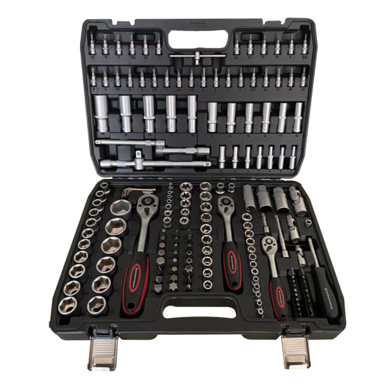 Комплект инструменти Schwartsmann SW-171PCS, 171 бр, Куфарче, Хром-ванадий Намаления и отстъпки ЧеренПетък