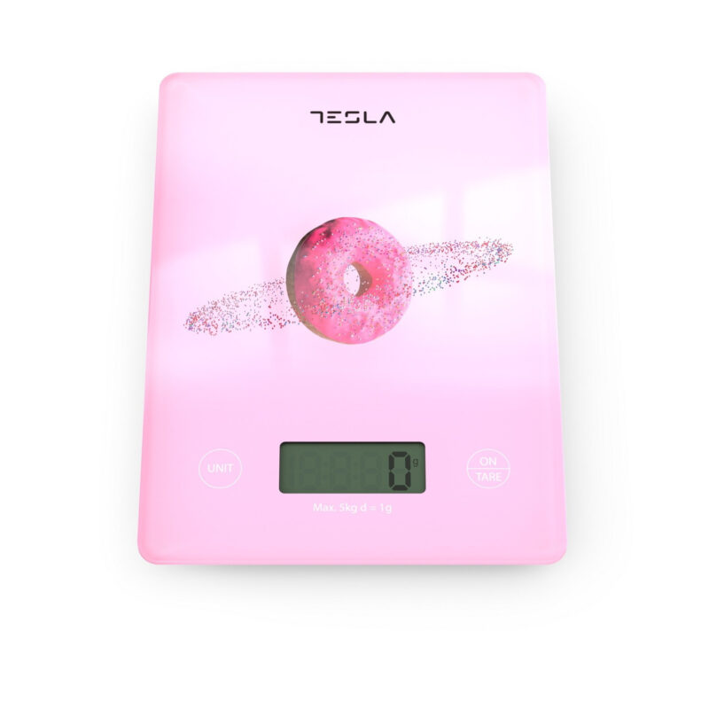 Кухненска везна Tesla KS101P, 5kg, Функция ТАРА, LED дисплей, Розов Намаления и отстъпки ЧеренПетък 3