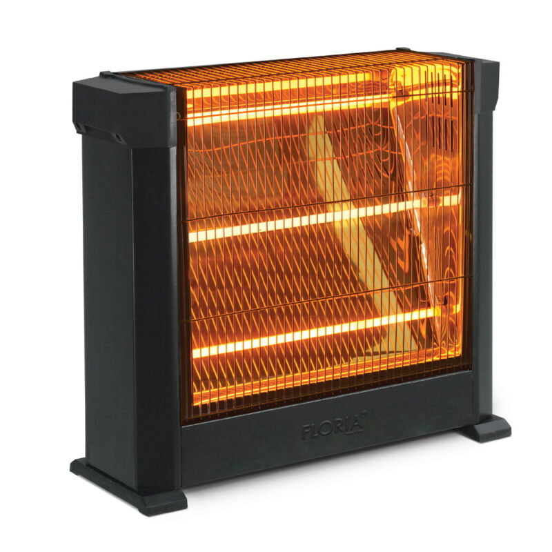Кварцова печка Floria ZLN8808, 1800W, 2 нива, 4 кварцови нагревателя, Защита, Черен Намаления и отстъпки ЧеренПетък 3