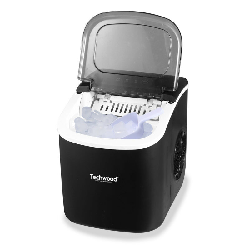 Ледогенератор Techwood TMAG-1306, 50W, 12кг/24 часа, 1.3 L, Автоматично изключване, Черен Намаления и отстъпки ЧеренПетък 2
