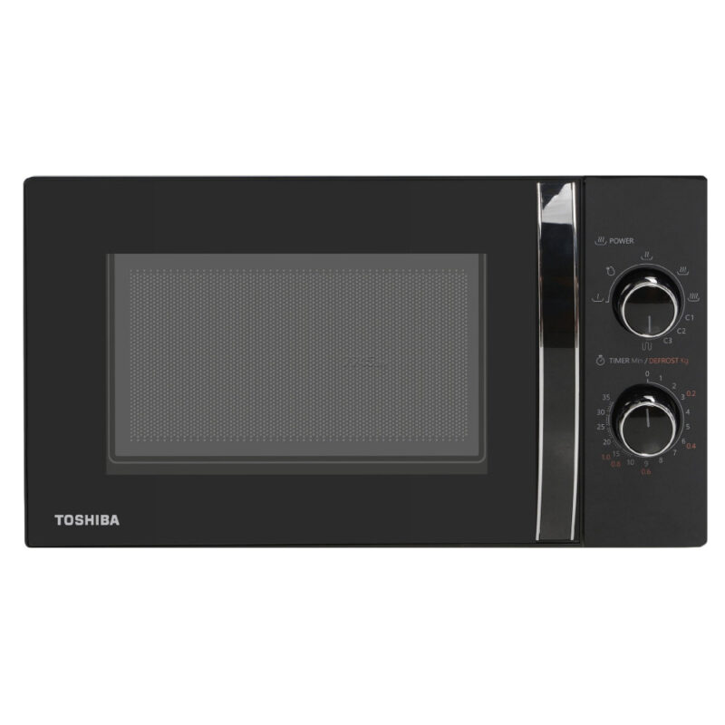 Микровълнова фурна Toshiba MW-MG20PBK, 800W, 20L, 5 степени, Грил, Осветление, Размразяване, Черен Намаления и отстъпки ЧеренПетък 3