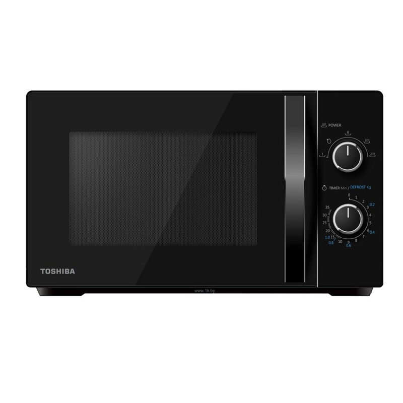 Микровълнова фурна Toshiba MW2-MG20PBK, 800W, 20L, Размразяване, Таймер, Грил, 6 Степени, Черен Намаления и отстъпки ЧеренПетък 3