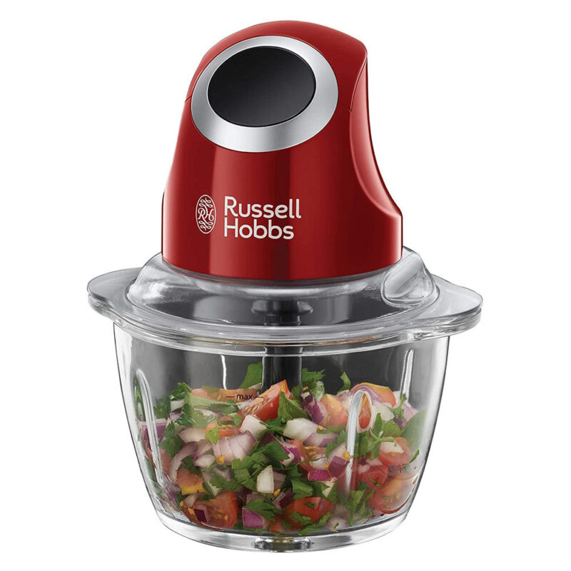 Мини чопър Russell Hobbs Desire 24660-56, 200W, 500ml, Стъклена купа, Червен Намаления и отстъпки ЧеренПетък 3