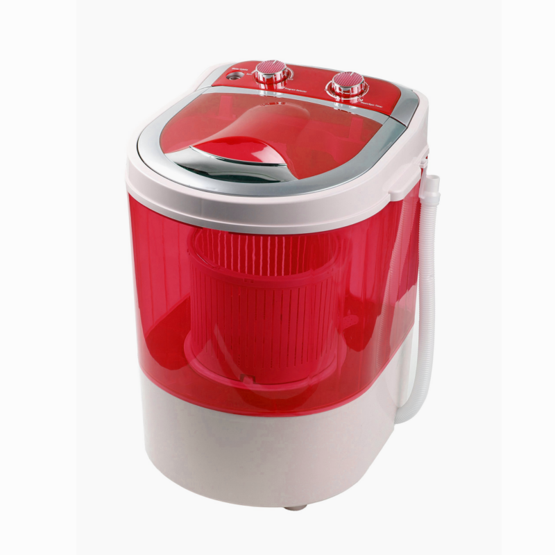 Мини пералня Lamarque LWM-20035R, 250 W, Полуавтоматична, Центрофуга, Таймер, Вместимост: 3 кг, Червен Намаления и отстъпки ЧеренПетък 3