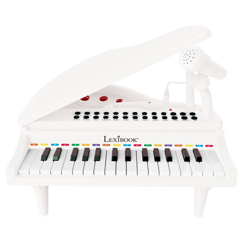 Мини пиано Lexibook K731 My First Piano, Микрофон за пеене, 22 песни, Бял Намаления и отстъпки ЧеренПетък 3