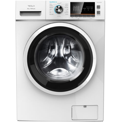 Пералня Tesla WF81493M, 2000W, Инверторен мотор, 1400 rpm/min, 8 кг., Дигитален дисплей, Клас B, 16 програми, Бял