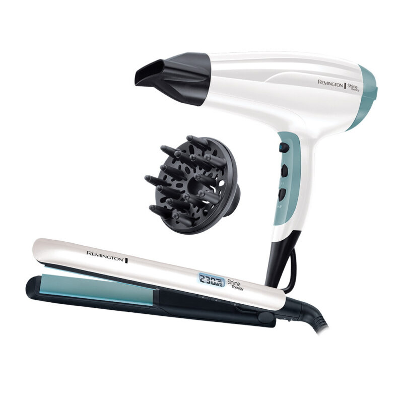 Подаръчен комплект Remington S8500GP, Преса, Сешоар, 2300W, 150C – 230C, Turbo Boost, Йонизация, Аксесоари, Бял Намаления и отстъпки ЧеренПетък 3