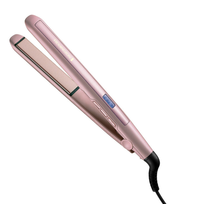 Преса за коса Remington Coconut Smooth S5901, Керамика, Бързо нагряване, LCD, Max 230C, Розов Намаления и отстъпки ЧеренПетък 3