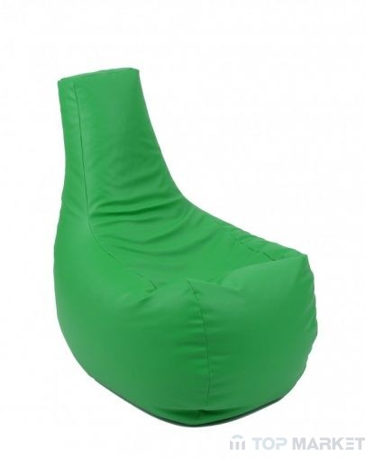 Пуф, стол, 230л., Sunlounger Evo – Verde, Еко кожа, Пълнеж от полистиролни перли Намаления и отстъпки ЧеренПетък