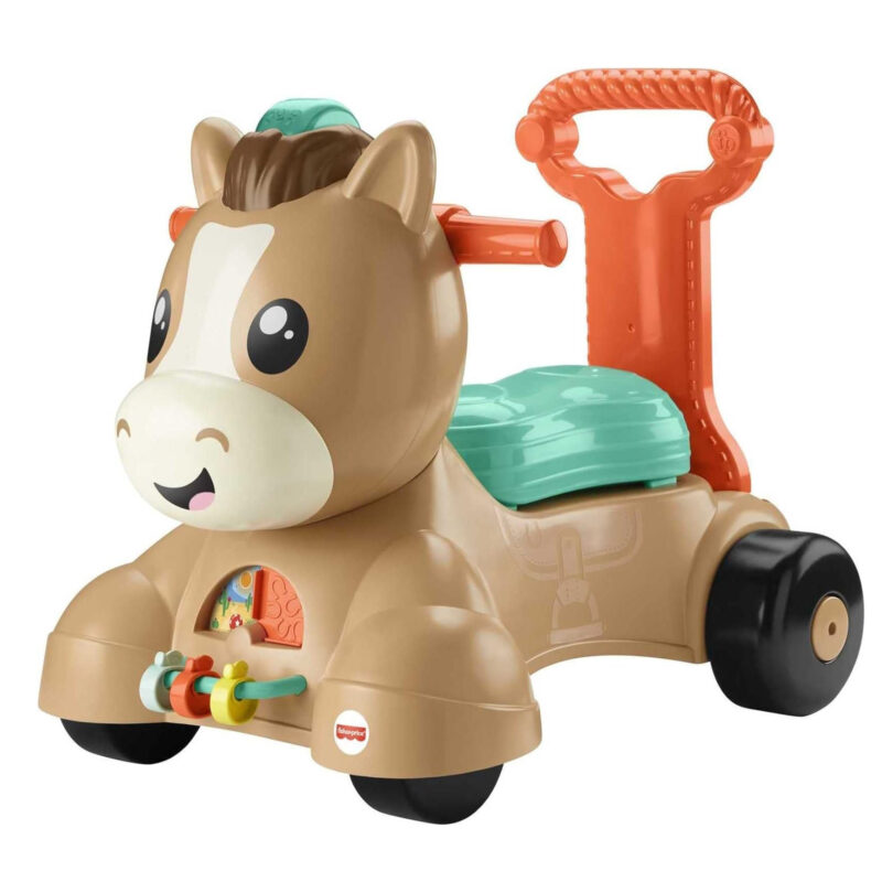 Проходилка музикална Fisher-Price Walk Bounce & Ride Pony, До 19 кг, Многоцветен Намаления и отстъпки ЧеренПетък 3