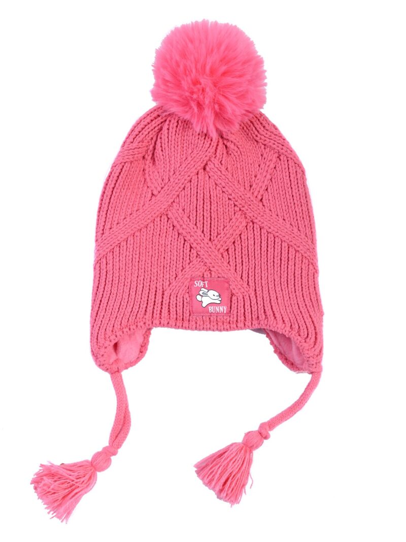 Розова детска шапка Soft Bunny Намаления и отстъпки ЧеренПетък 3