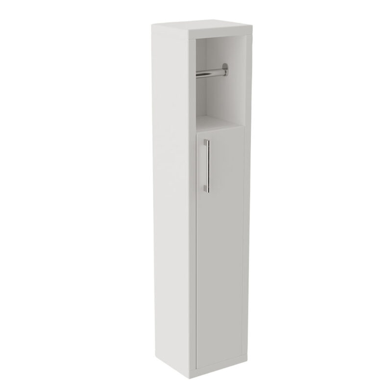Шкаф за баня с поставка за тоалетна хартия Kalune Design 854KLN4302, 70х15 см, Меламиново покритие, Бял Намаления и отстъпки ЧеренПетък 2