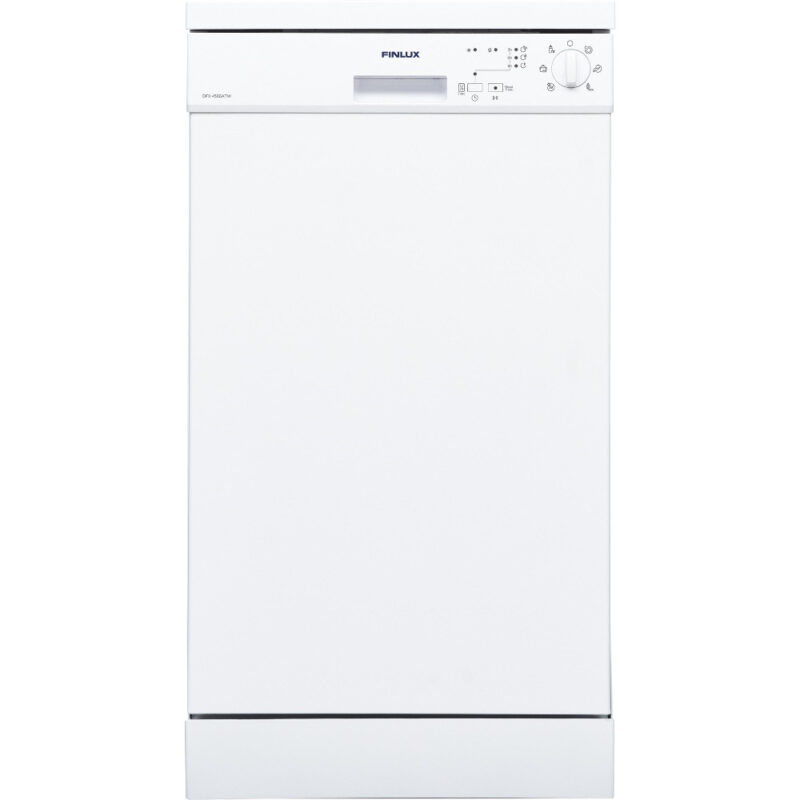 Съдомиялна машина Finlux DFX 4566ATW, 10 комплекта, 6 програми, Таймер, 1/2 зареждане, Бял Намаления и отстъпки ЧеренПетък