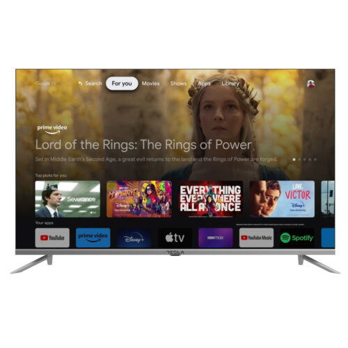 Телевизор Tesla LED 32S635SHS, 32 inch, 80 см, Smart Google TV, HD 1366 x 768, Клас E, Сребрист