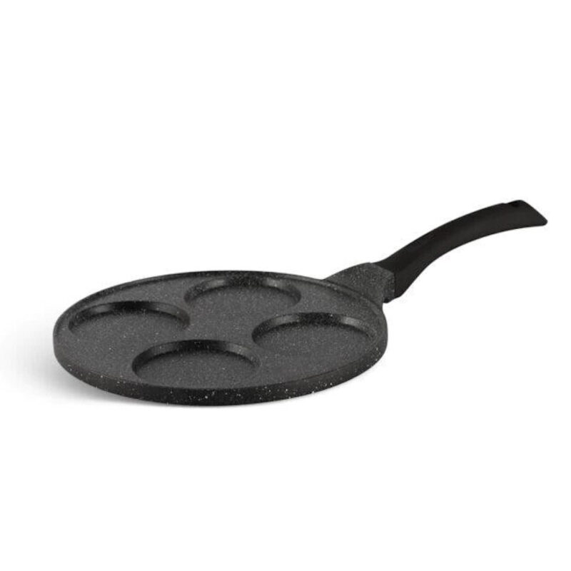 Тиган за мини палачинки/яйца Bohmann BH 1020-26MRB, 26 см, Мраморно покритие, Черен Намаления и отстъпки ЧеренПетък 2