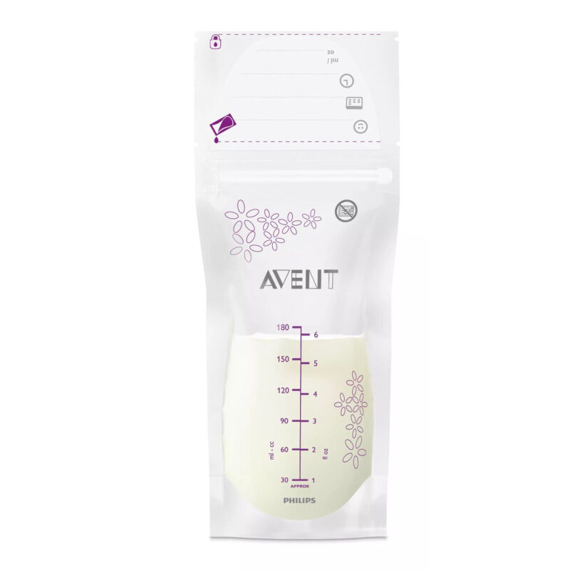 Торбички за съхранение на кърма Philips Avent SCF603/25, 180 мл, 25 торбички, Стерилизарани, Бял Намаления и отстъпки ЧеренПетък