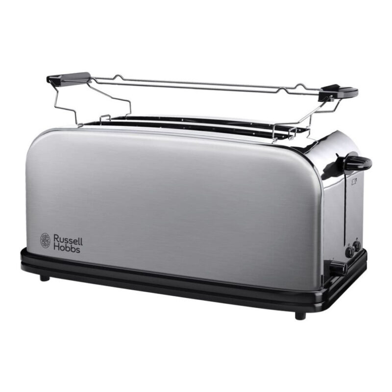 Тостер Russell Hobbs Adventure 23610-56, 1600 W, За 4 филийки, 6 степени, Perfect Toast система за равномерно изпичане, Затопляне, Инокс Намаления и отстъпки ЧеренПетък 3