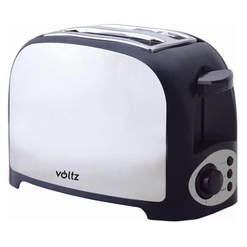 Тостер за хляб Voltz V51440D, 750W, За 2 филии, 7 нива, Тавичка за трохи, Инокс/Черен Намаления и отстъпки ЧеренПетък 3