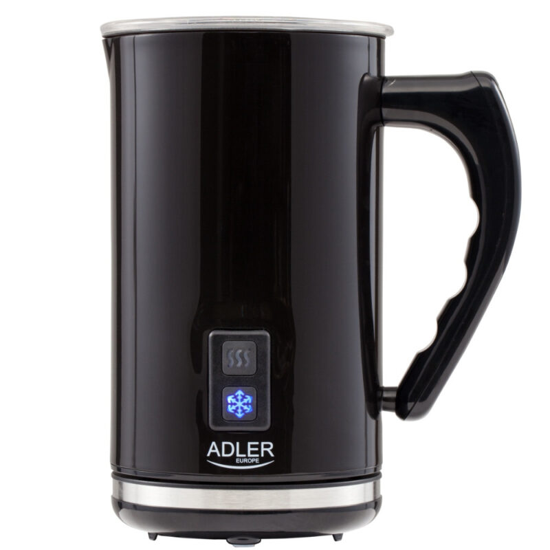 Уред за разпенване на мляко Adler AD 4478, 500W, 240 мл, Незалепващо покритие, STRIX защита, Черна стомана Намаления и отстъпки ЧеренПетък 3